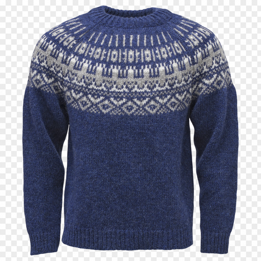 Zipper Cardigan Sweater Wool Lopapeysa PNG