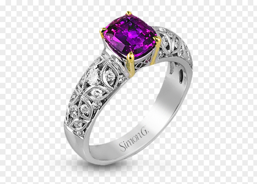 Amethyst Wedding Ring Jewellery Gemstone PNG