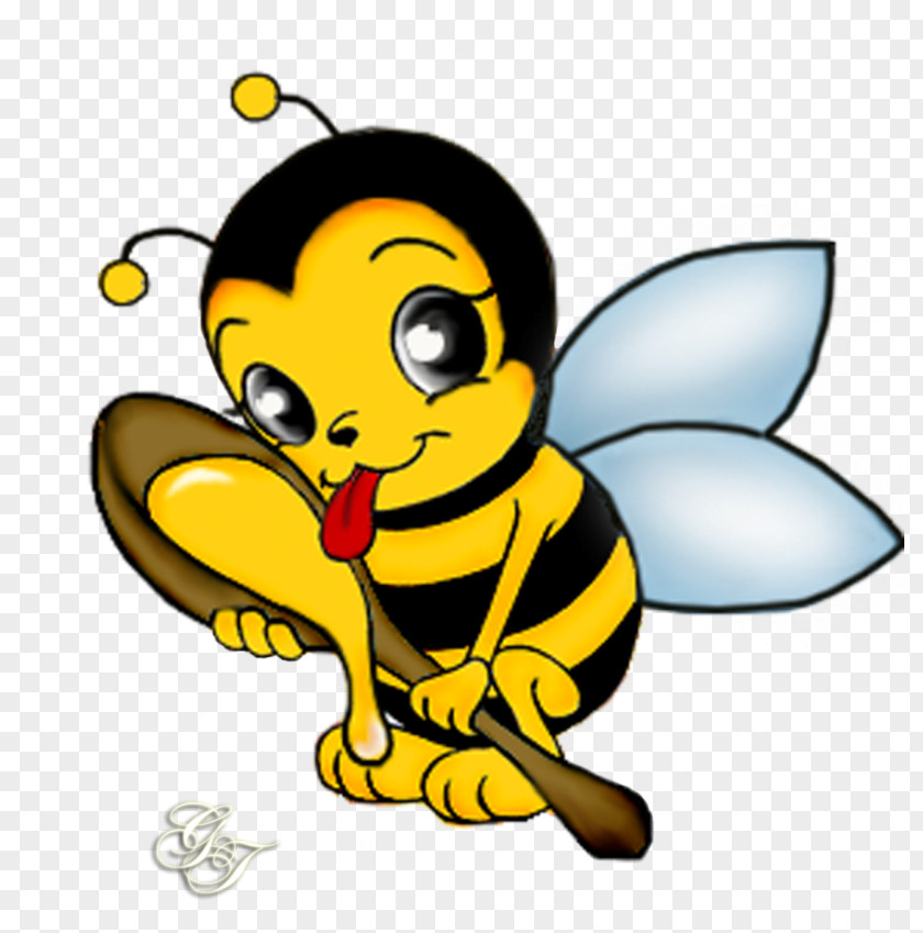 BEE CARTOON Ativa Comércio De Veículos Western Honey Bee Insect PNG