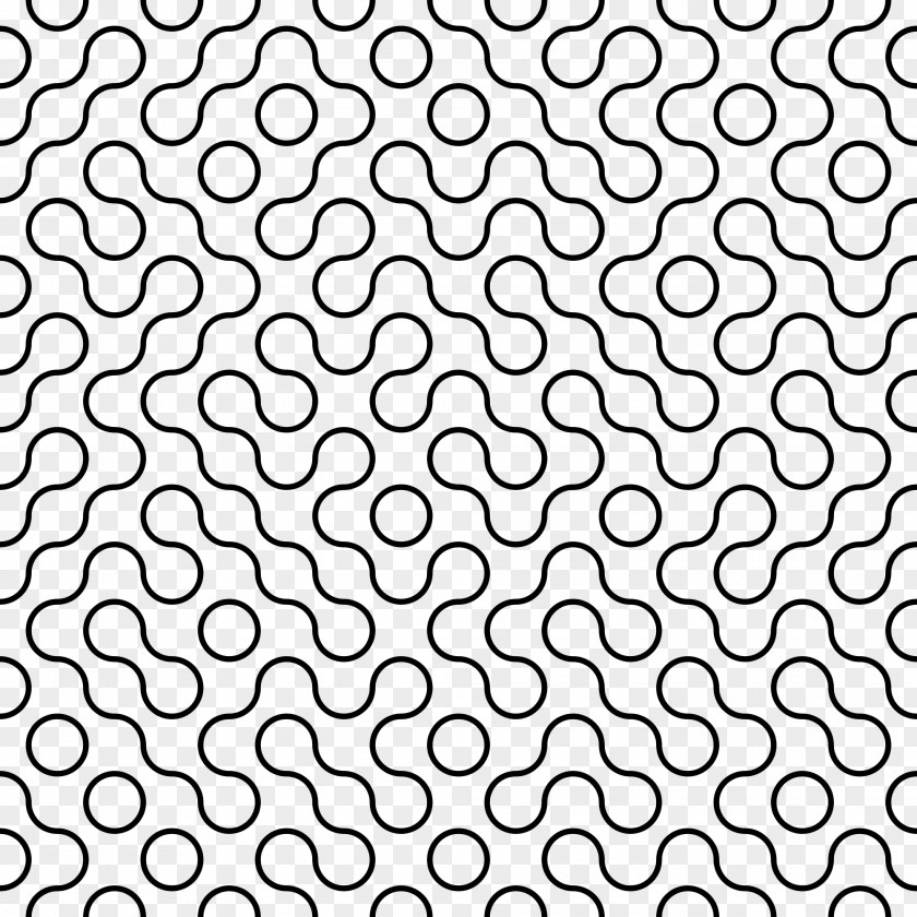 Black And White Polka Dot Doodle Meeting Point Cat PNG