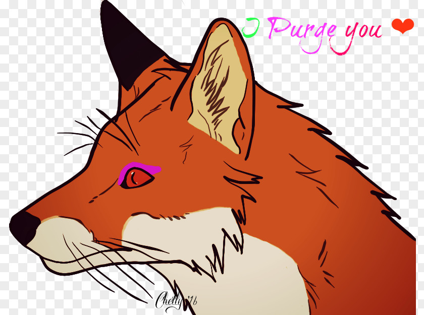 Cat Whiskers Red Fox Dog Snout PNG