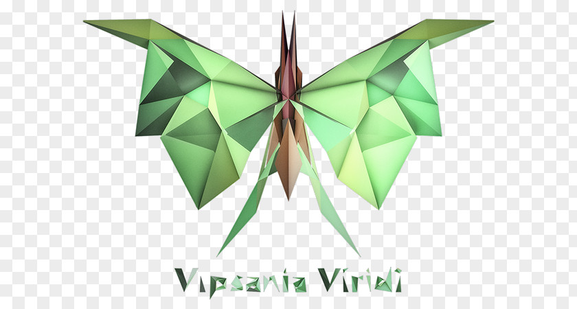 Low Poly Alien Butterfly 新唯美設計 Polygon Design PNG