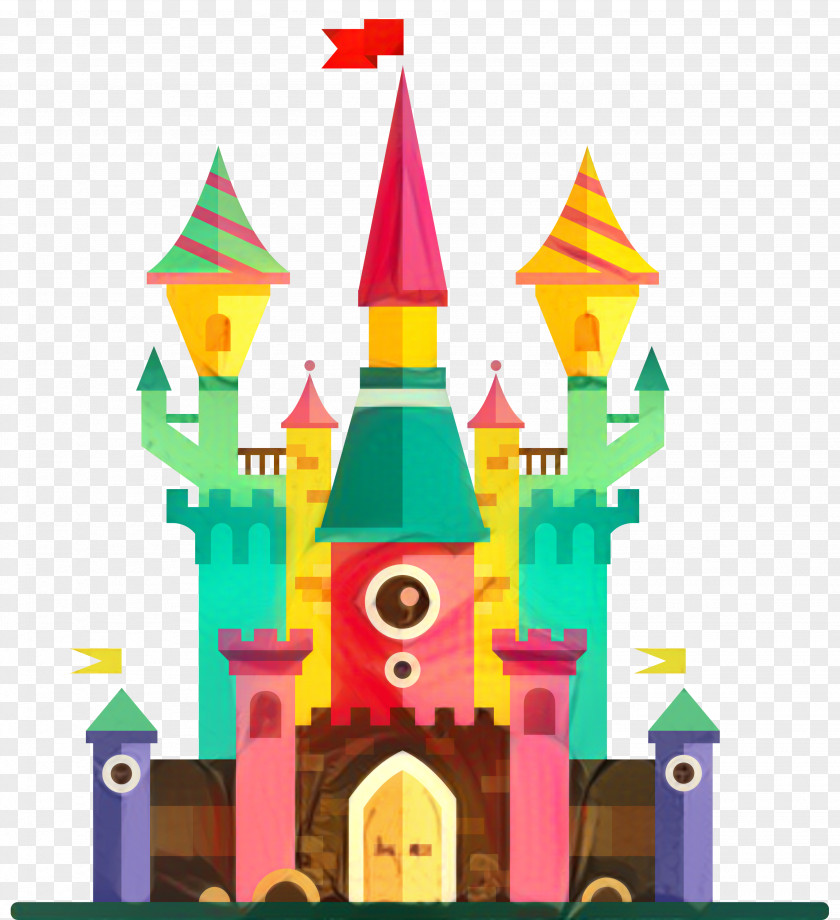 Building Tower Castle Cartoon PNG
