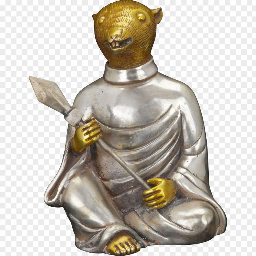 Chinese Zodiac Rat Statue Figurine PNG