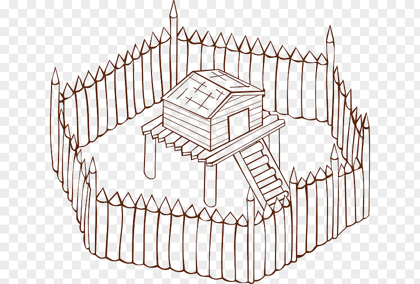 Fence Cartoon Fortification Clip Art PNG
