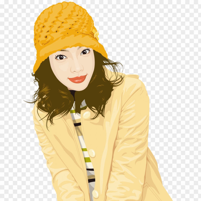 Knitted Hat Beauty Woman Free Content Clip Art PNG
