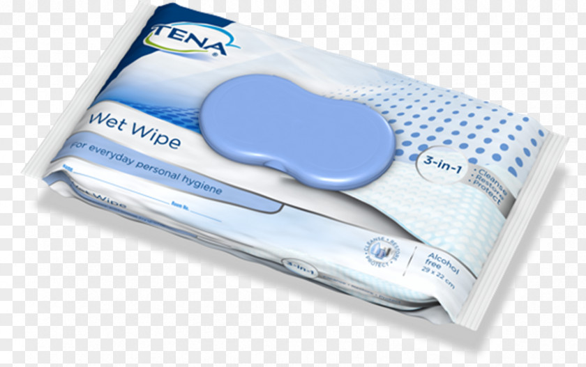 Lady Bog TENA Wet Wipe Incontinence Pad Personal Care Urinary PNG