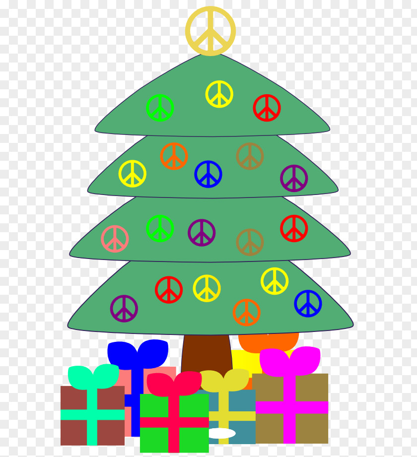 Openclipart.org Christmas In Art Peace Symbols Clip PNG