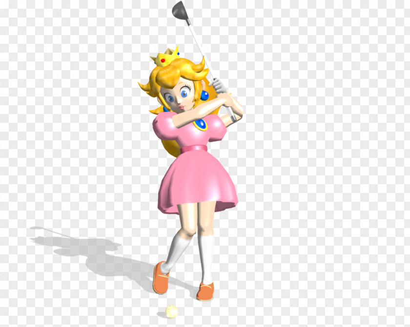 Play Golf Princess Peach Mario Golf: World Tour Party 3 Dr. PNG