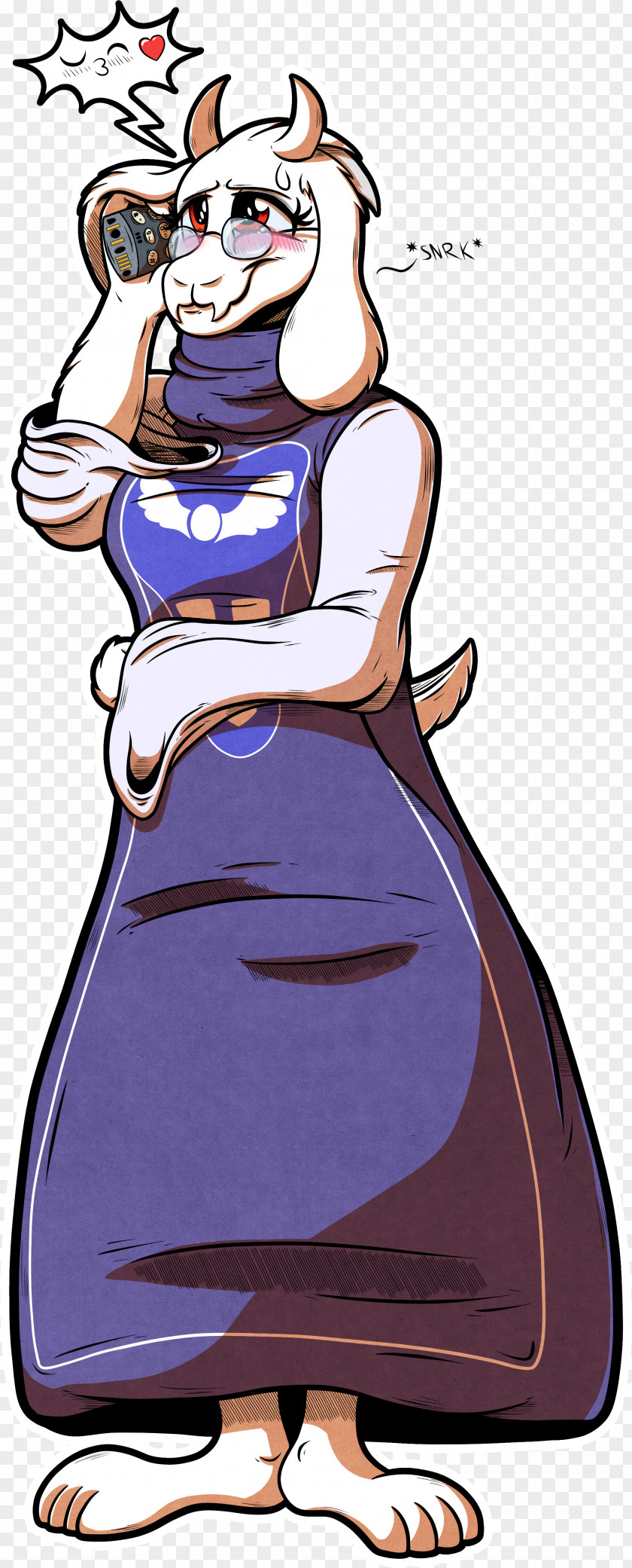 51 Labor Day Undertale Toriel Goat Flirting Mother PNG