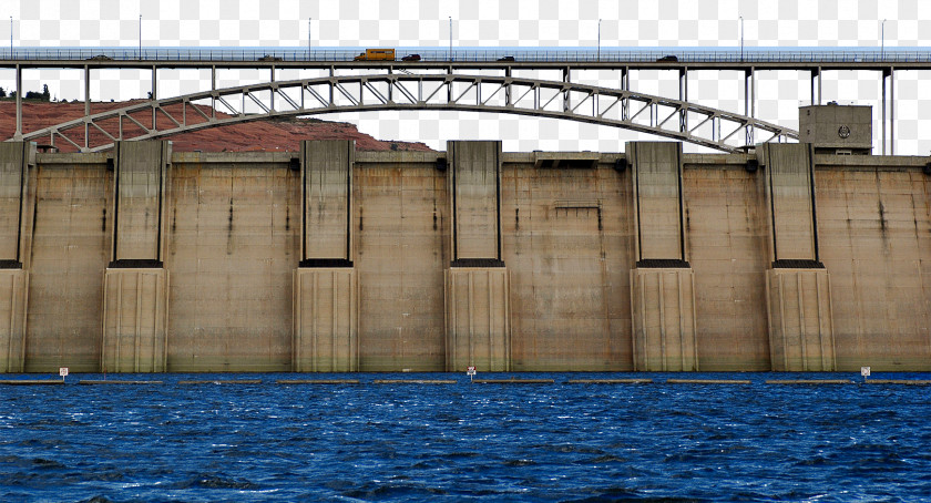 Flood Control Dam Bridge Building Water Resources PNG