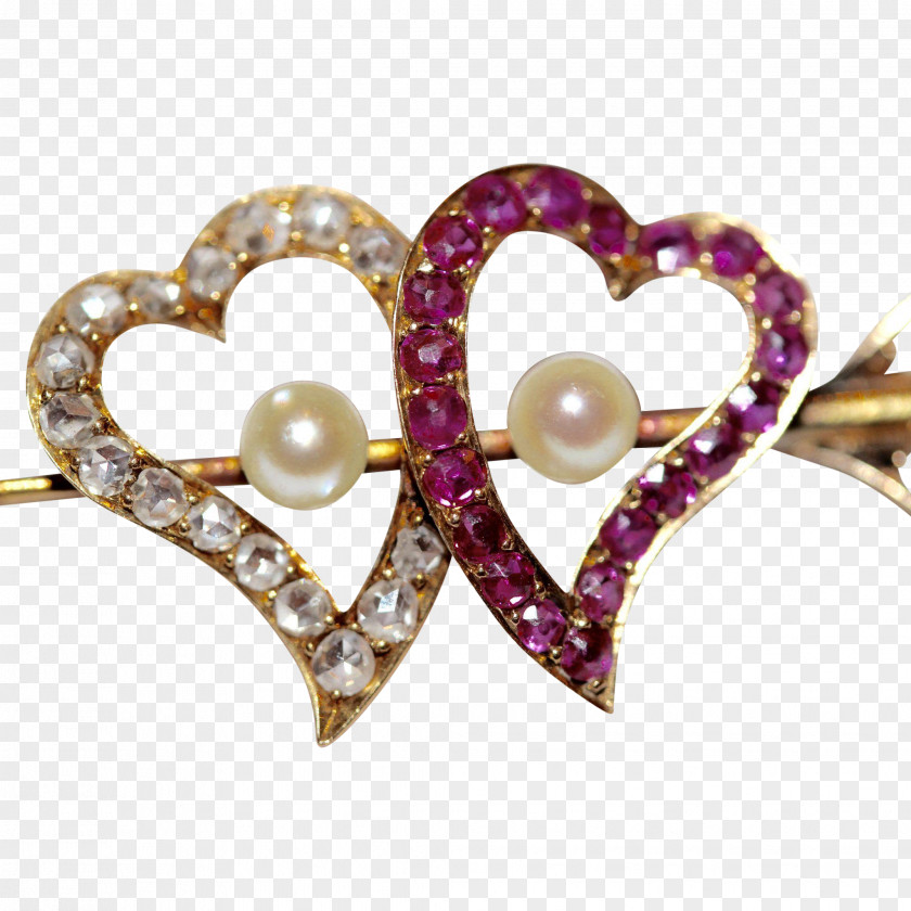 Jewellery Pearl Brooch Ruby Charms & Pendants PNG