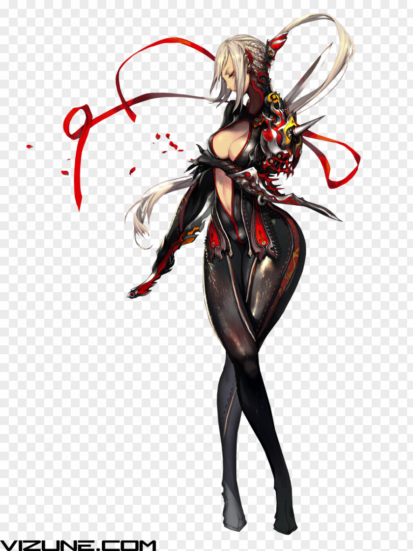 Scarlet Witch Blade & Soul Character Model Sheet Art PNG