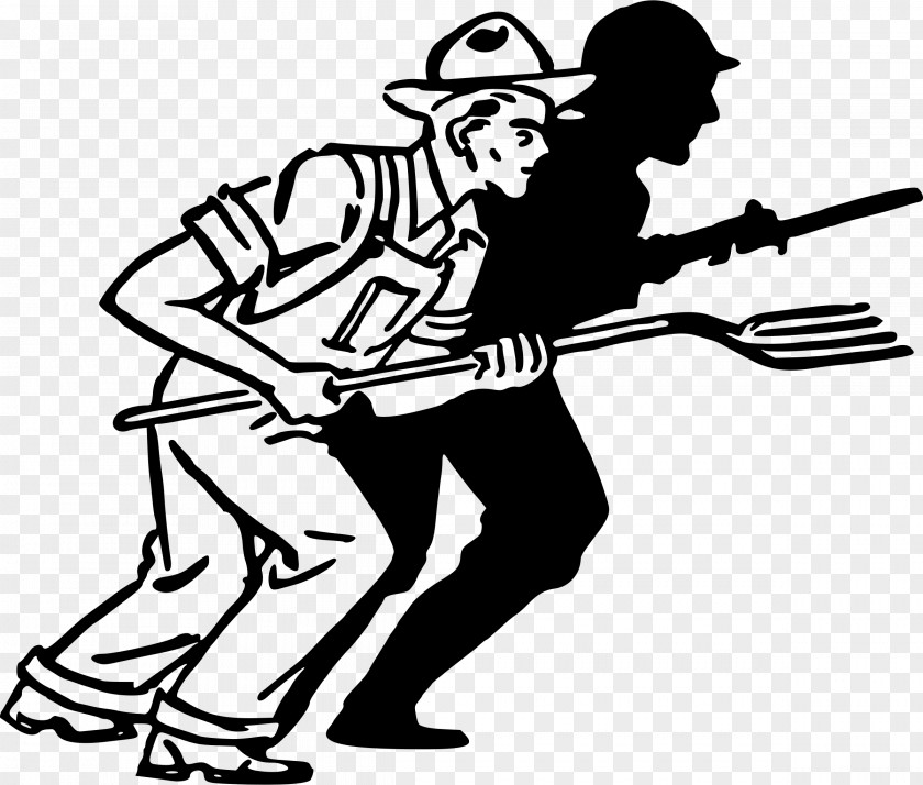 Soldier Black And White Drawing Clip Art PNG