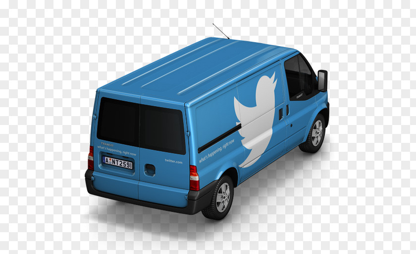 Twitter Van Back Minivan Model Car PNG