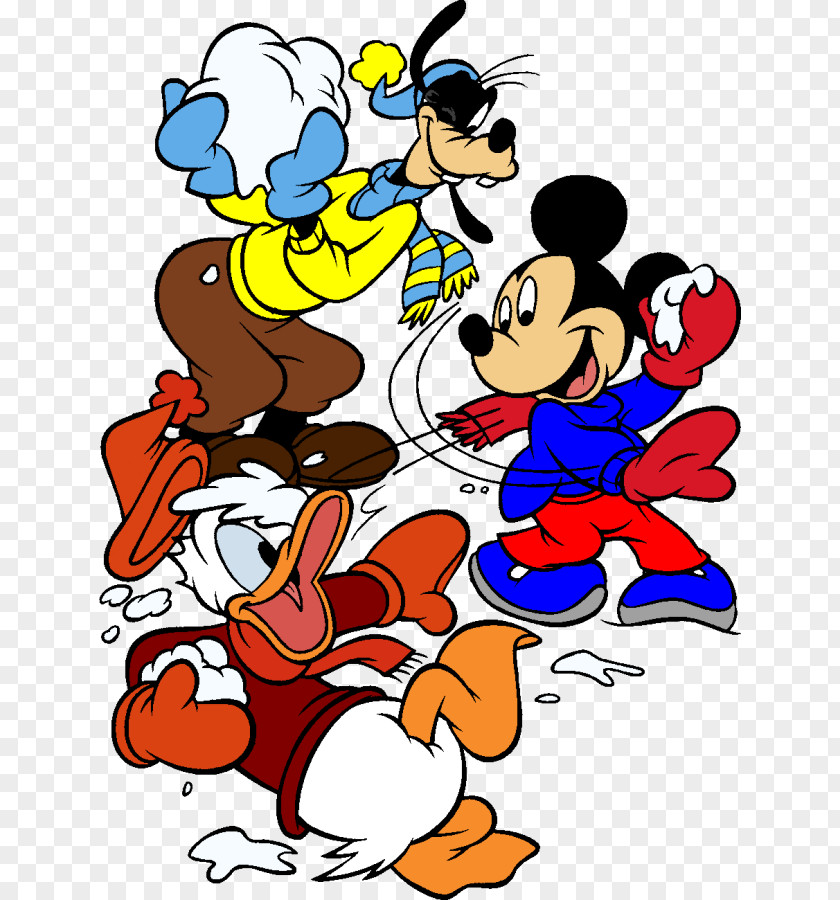 Mickey Mouse Minnie Rudolph Goofy Donald Duck PNG
