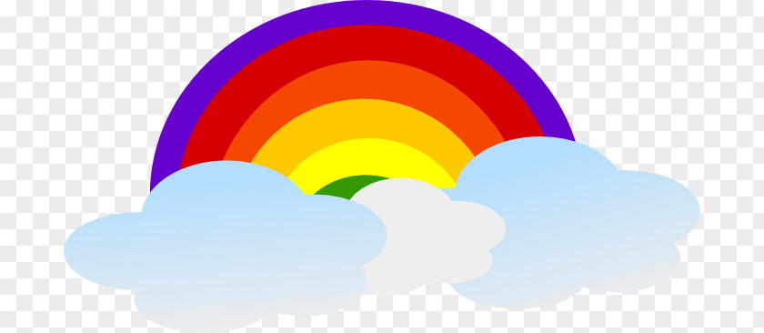 Cartoon Cute Clouds Rainbow Free Download Weather Cloud Color Clip Art PNG