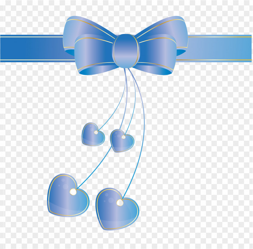 Clear Ribbon Valentine's Day PNG