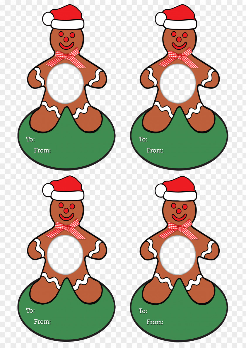Gingerbread Christmas Ornament Cartoon Character Clip Art PNG