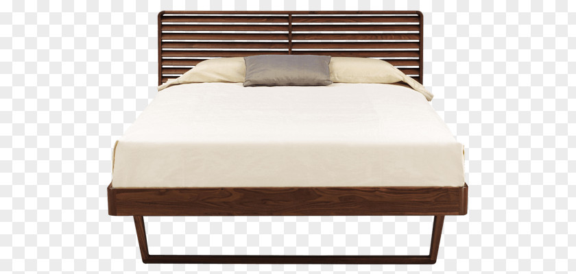 Sleigh Bed Bedside Tables Frame Mattress Platform PNG