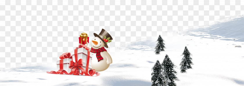 Creative Christmas Snowman Tree PNG