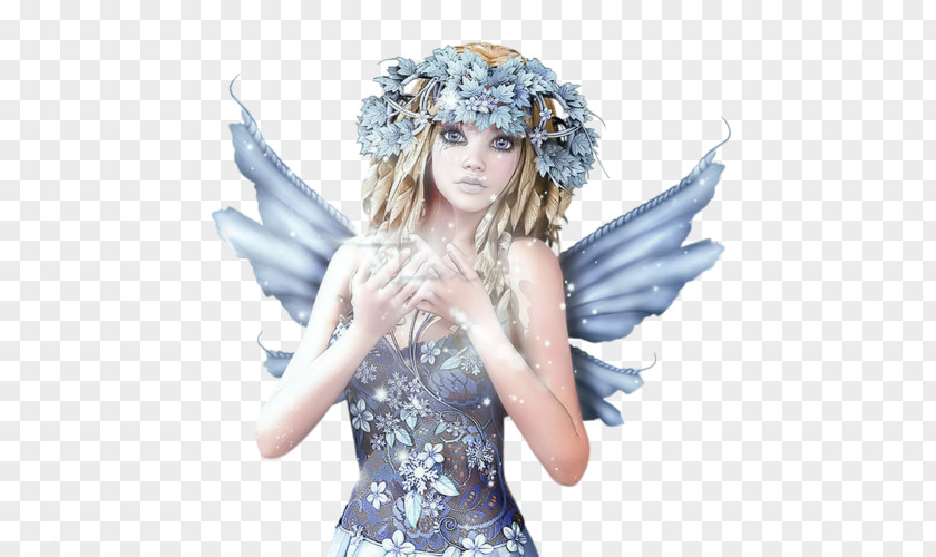 Fairy Figurine Lavender PNG