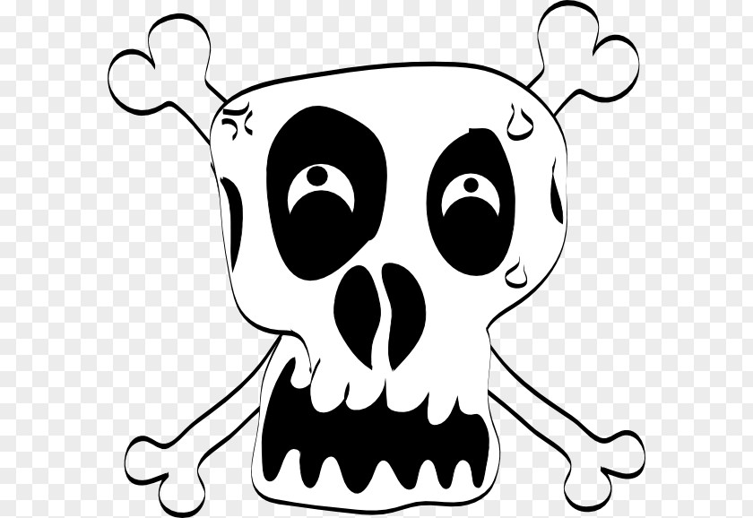 Funny Vector Skull Clip Art PNG