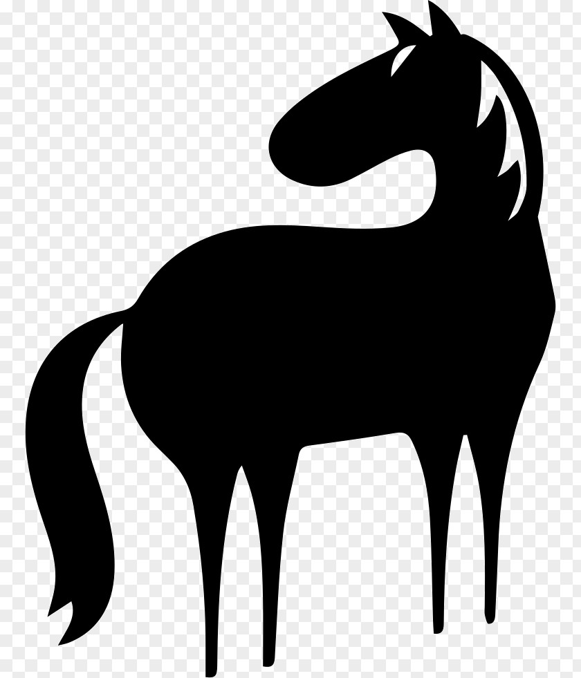 Horse Silhouette Cartoon PNG