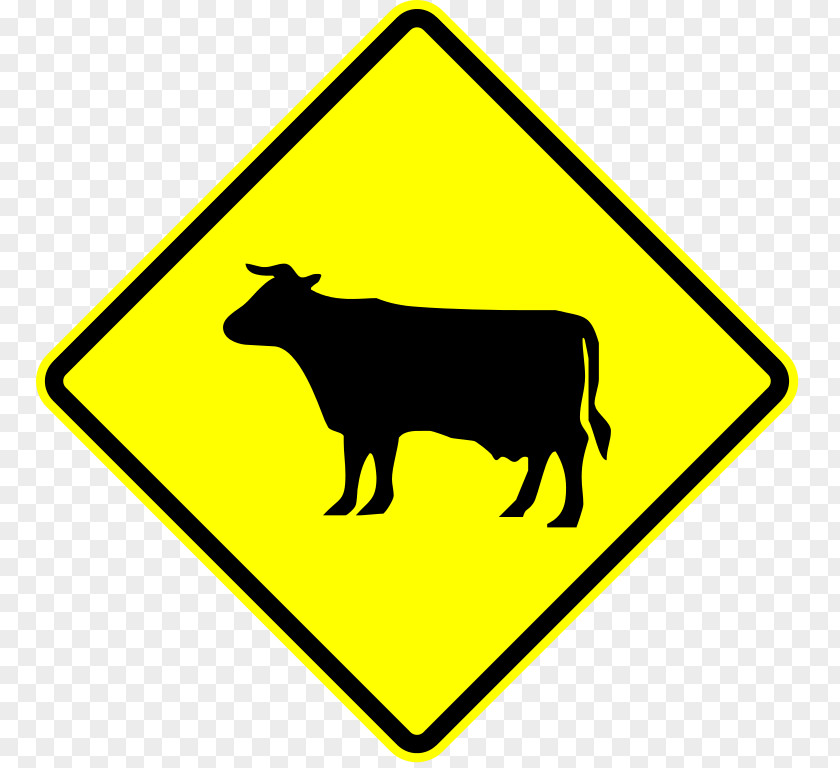 Panama Cattle Traffic Sign Road Warning PNG