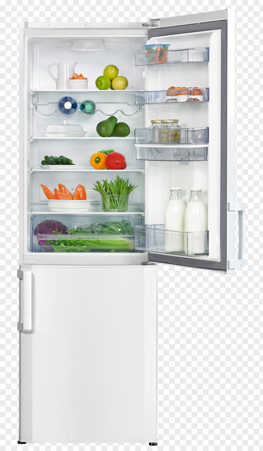 Refrigerator Freezers Auto-defrost Logik LFC50B14 Fridge Freezer Zanussi PNG