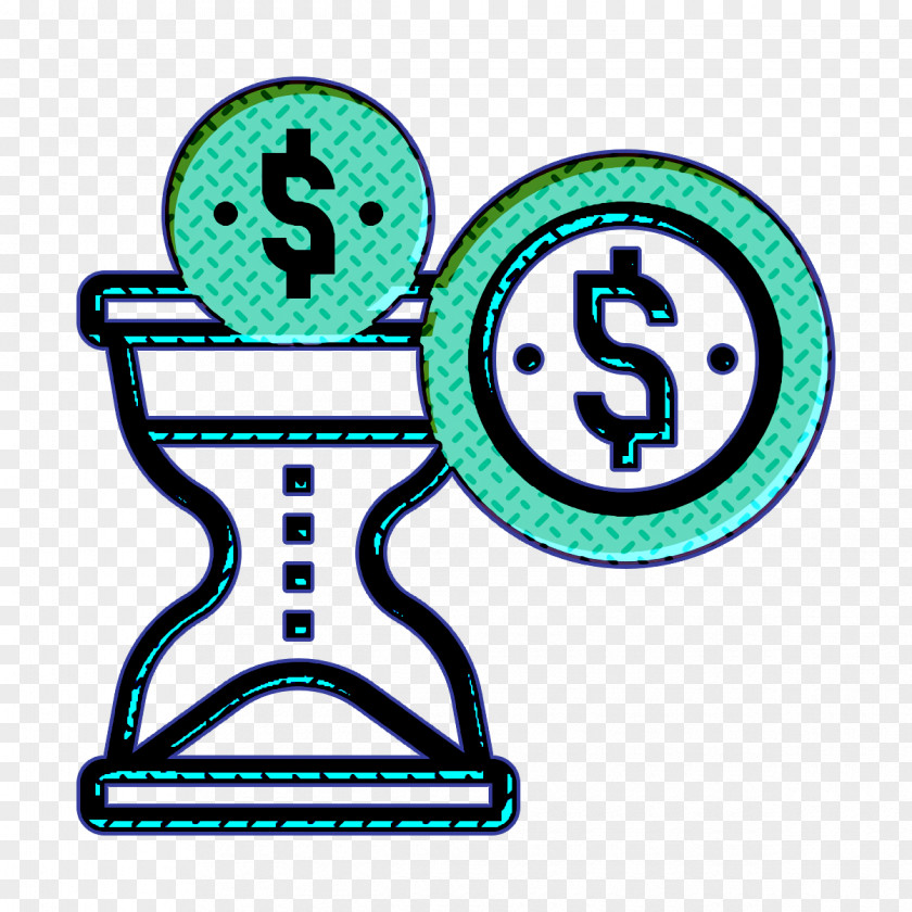 Time Icon Saving And Investment Is Money PNG