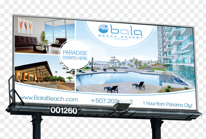 Billboard Design Advertising Resort Marketing PNG