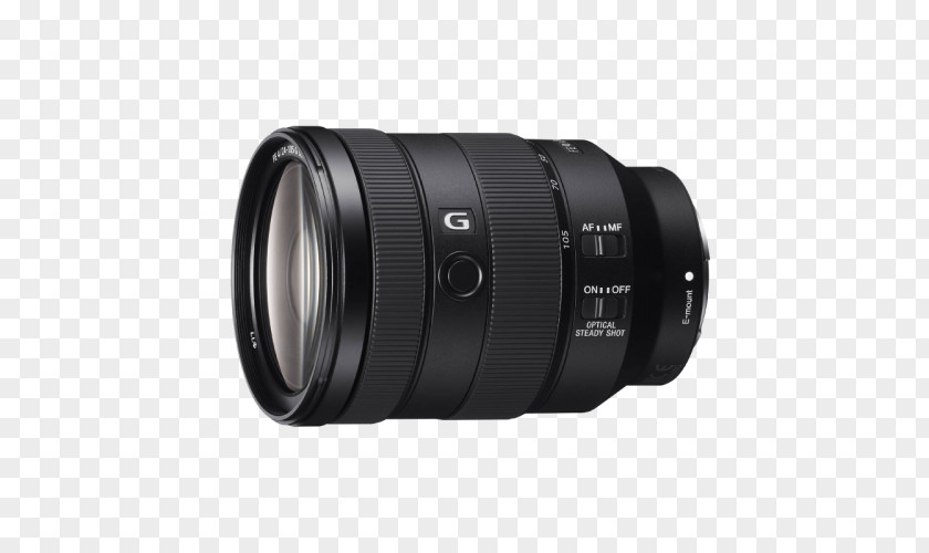 Camera Lens Sony FE 24-105mm F4 G OSS E-mount Zoom Mirrorless Interchangeable-lens PNG