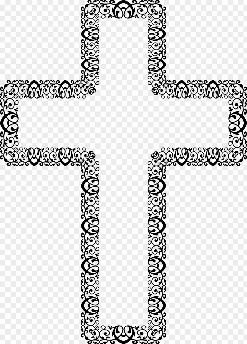 Christian Cross Ornament Symbol PNG