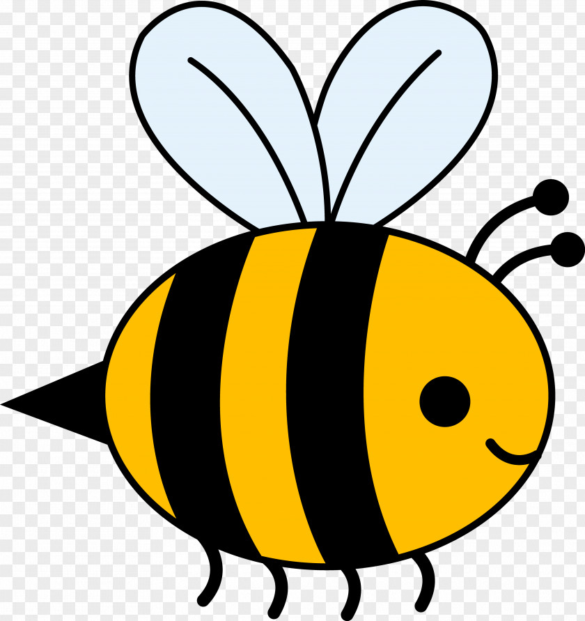 Cute Cartoon Bumble Bee Bumblebee Clip Art PNG