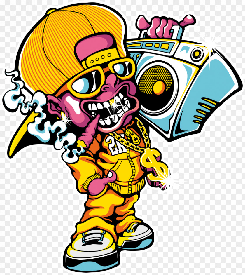 Devil Vector Carrying A Tape Recorder T-shirt Blouse Clothing Transfer Sublimxe1tico PNG