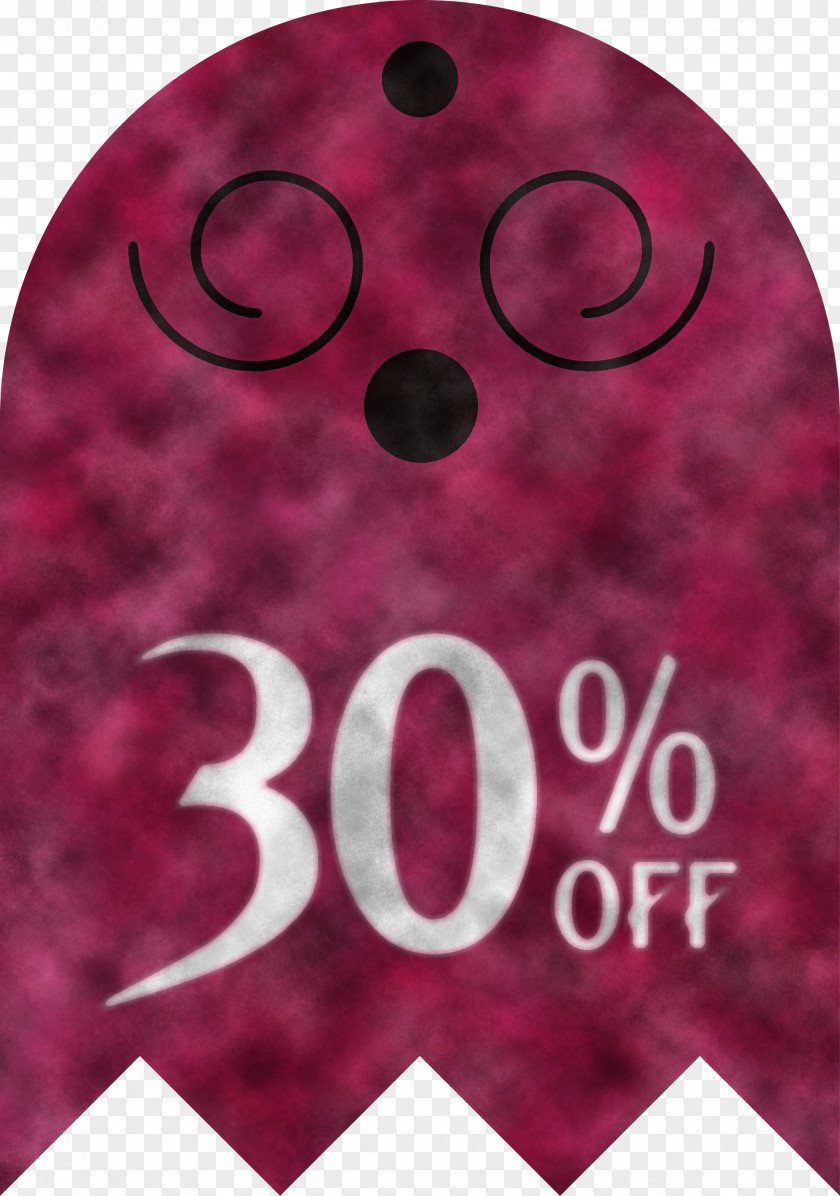 Halloween Discount 30% Off PNG