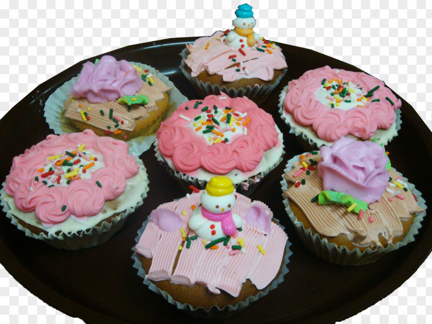 Royal Icing Cupcake Muffin Buttercream Baking PNG