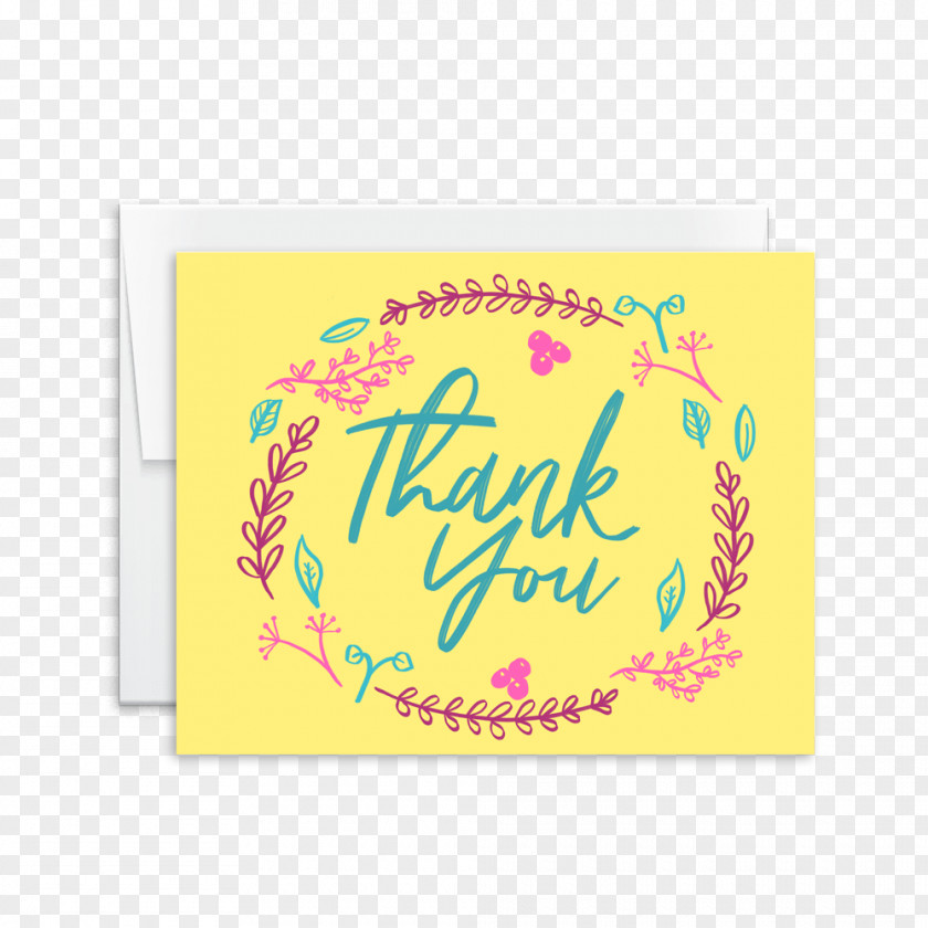 Thank You Paper Greeting & Note Cards Flower Happiness Love PNG