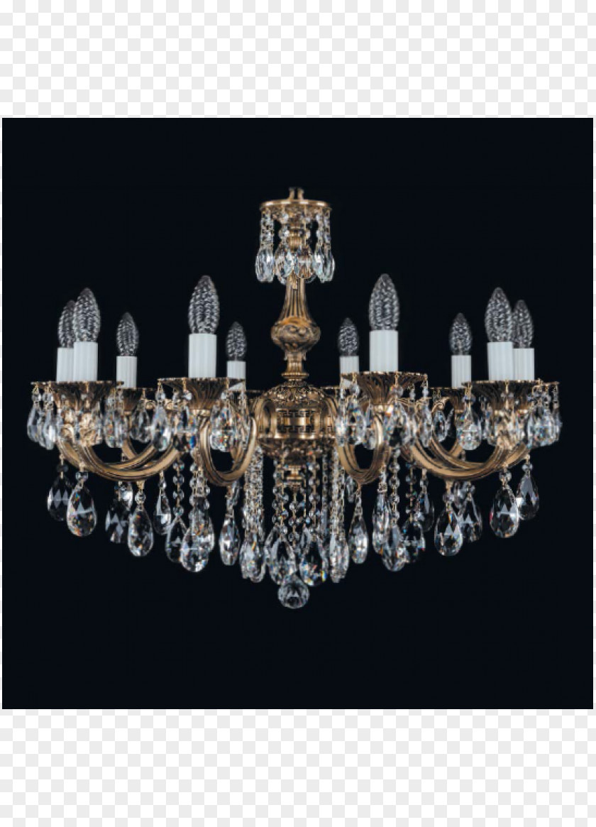 Bohemia F Chandelier Light Fixture Lead Glass Crystal PNG