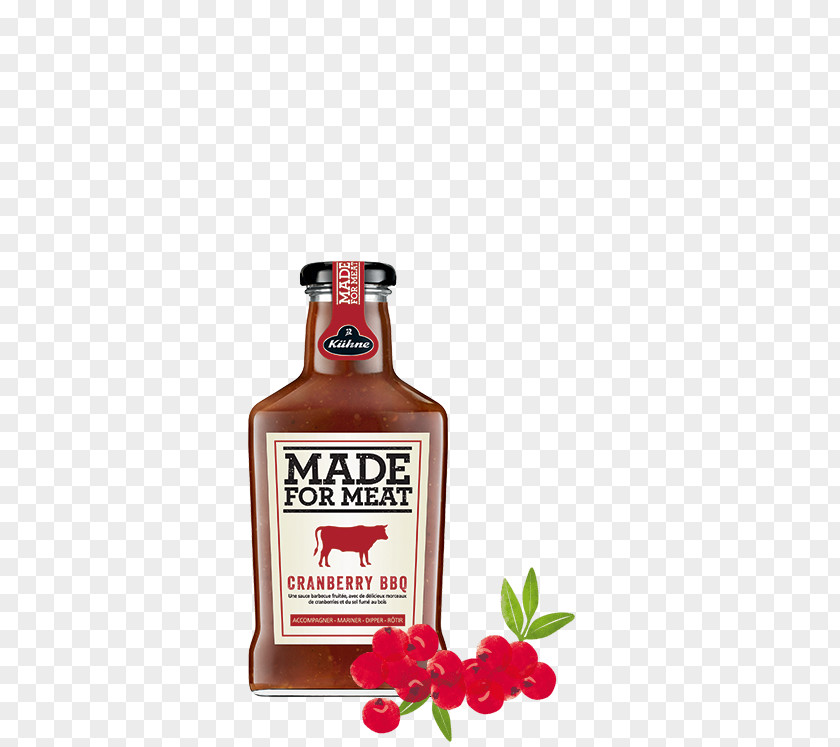 Cranberry Sauce Barbecue Khne Made For Meat 375ml PNG