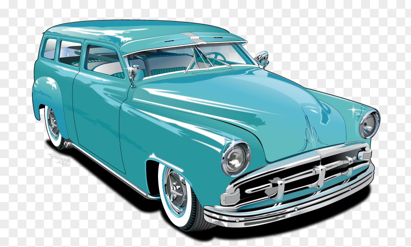 Hot Rod Mid-size Car Plymouth Fury Belvedere PNG