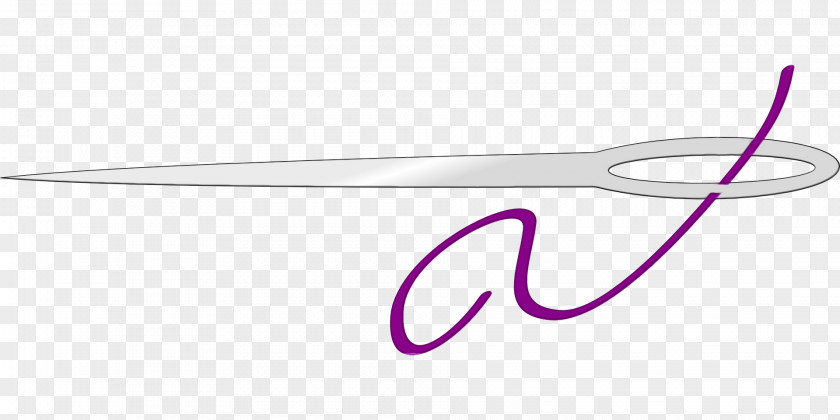 Purple Violet Line Scissors PNG