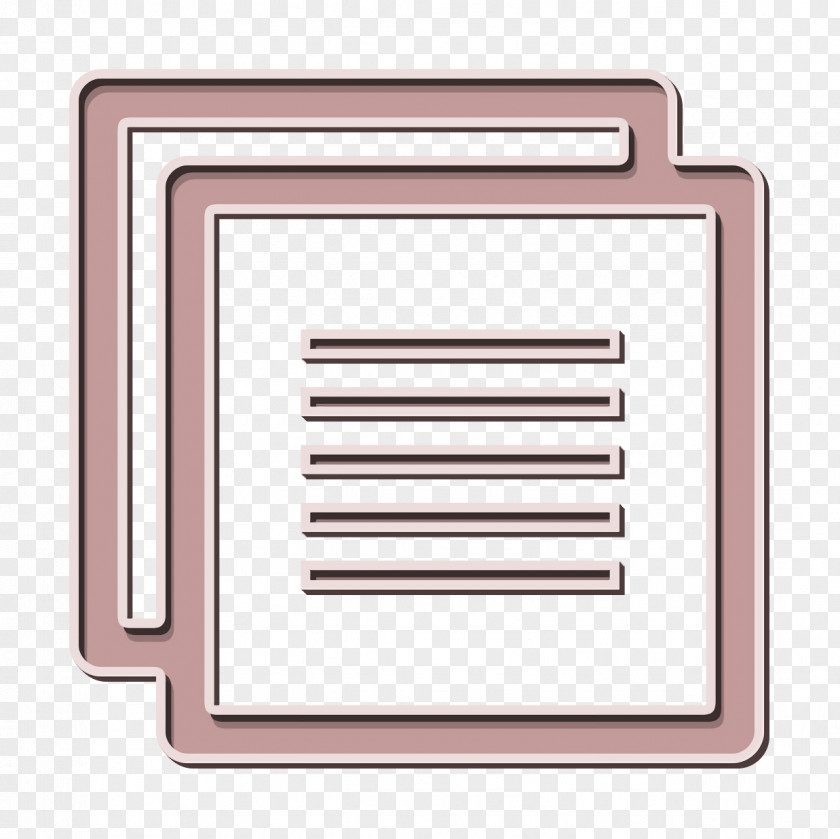 Rectangle Sheets Icon Documents Files Papers PNG