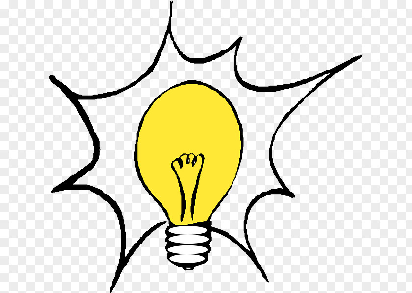 Thinking Cartoon Incandescent Light Bulb Lamp Clip Art PNG