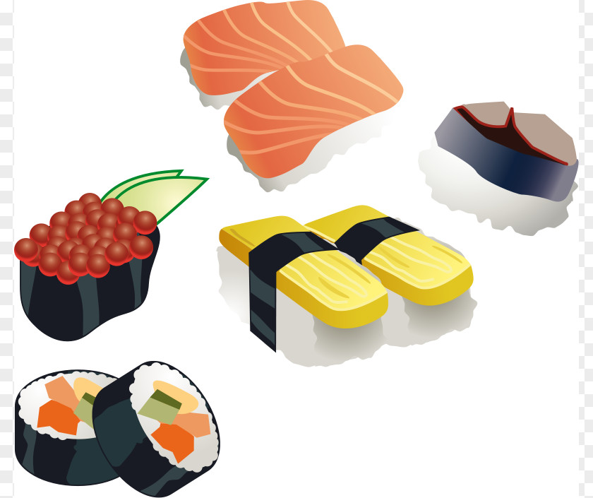 Healthy Food Clipart Sushi Japanese Cuisine Sashimi Bento Clip Art PNG