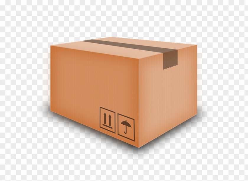 Rectangle Office Supplies Cardboard Box PNG