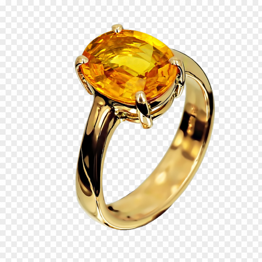 Ring AndreeaDesign Jewellery Amber Gemstone PNG