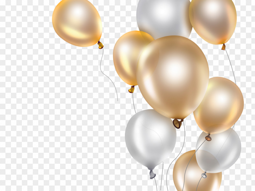 Balloon Stock Photography Gold PNG