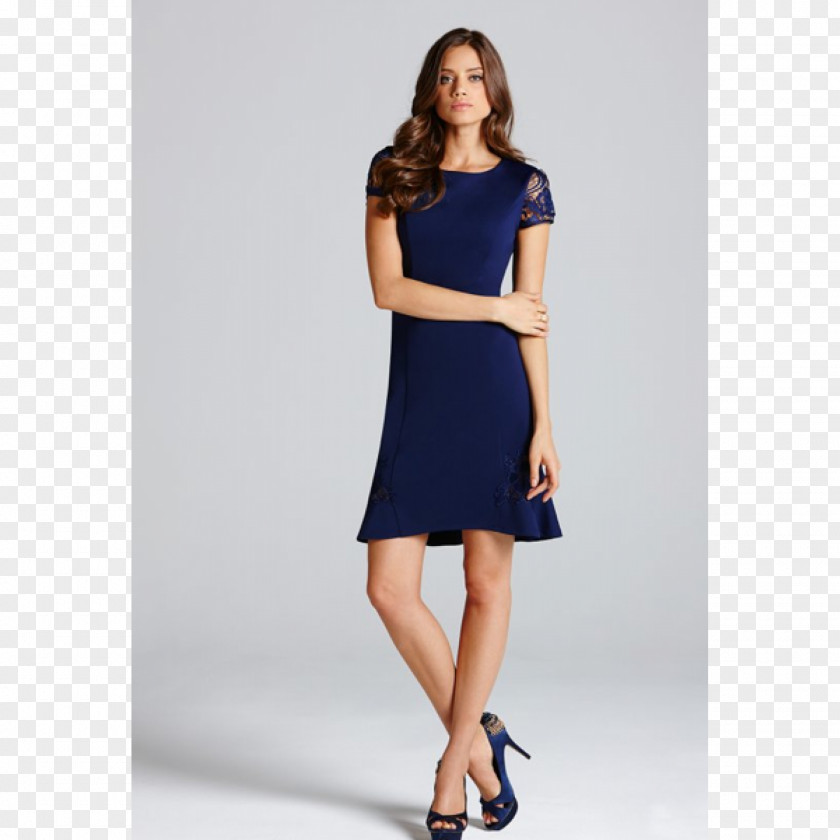 Blue Bridesmaid Dress Cocktail Sleeve Navy Lace PNG